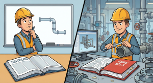 Read more about the article 🏗️ เจาะลึกการคำนวณ Pipe Wall Thickness: ความเหมือนที่แตกต่างระหว่าง ASME B31.3 และ Textbook