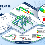 🚀 เปิดห้องเครื่อง CAESAR II: จากตัวเลขในกระดาษ สู่สมองกลจำลองระบบท่อ